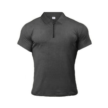 Load image into Gallery viewer, Muscleguys Man Fashion Polo Shirt Casual Fashion Plain Color Short Sleeve High Quality Slim Polo Shirt Men Fitness Polo homme